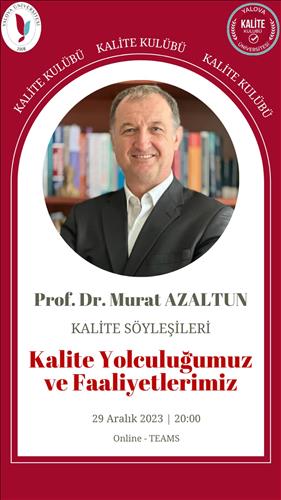 Yalova Üniversitesi Kalite Kulübü, "Kalite Söyleşileri" Toplantısında İlk Buluşmayı Gerçekleştirdi